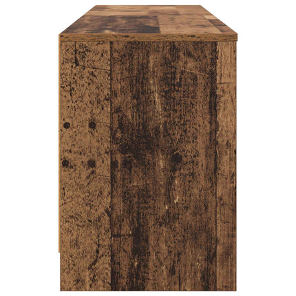 Sängskåp 2 pcs Gammalt trä 66 x 33 x 48 cm Konstruerat trä