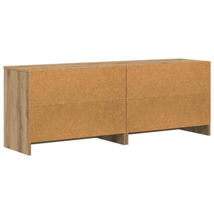 Sängskåp 2 pcs Artisan-ek 66 x 33 x 48 cm Konstruerat trä