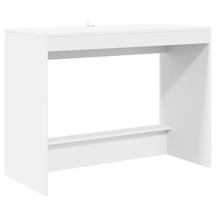 Skrivbord för säng Vit Konstruerat trä 100 x 45 x 75 cm
