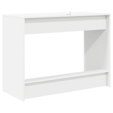 Skrivbord för säng Vit Konstruerat trä 100 x 45 x 75 cm