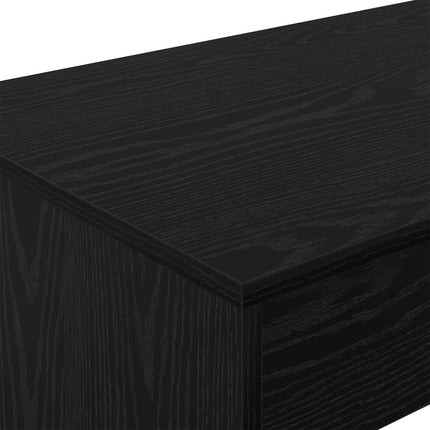 Skrivbord för säng Svart ek Konstruerat trä 100 x 45 x 75 cm