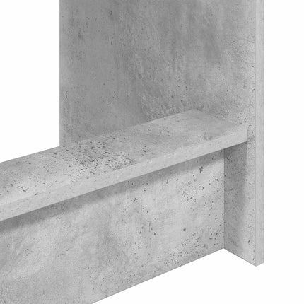Skrivbord för säng Betonggrå Konstruerat trä 100 x 45 x 75 cm
