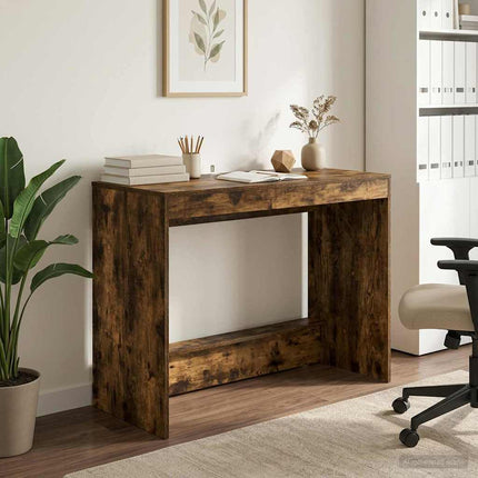 Skrivbord för säng Rökt ek Konstruerat trä 100 x 45 x 75 cm