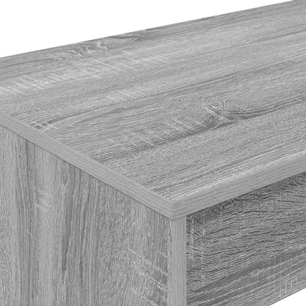Skrivbord för säng Grå Sonoma Konstruerat trä 100 x 45 x 75 cm