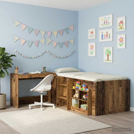 Skrivbord för säng Gammalt trä Konstruerat trä 100 x 45 x 75 cm