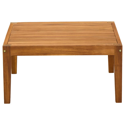 Trädgårdsbord Massivt Akaciaträ Naturlig 60 x 60 x 30 cm
