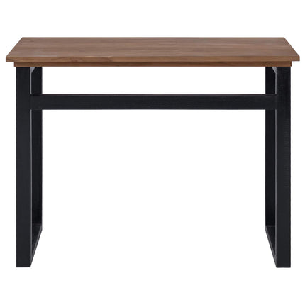 Skrivbord Naturlig Massivt teakträ 100 x 45 x 75cm