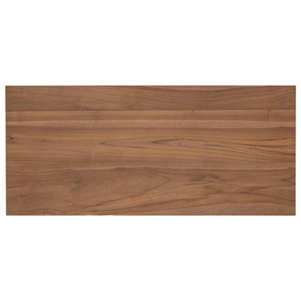 Skrivbord Naturlig Massivt teakträ 100 x 45 x 75cm