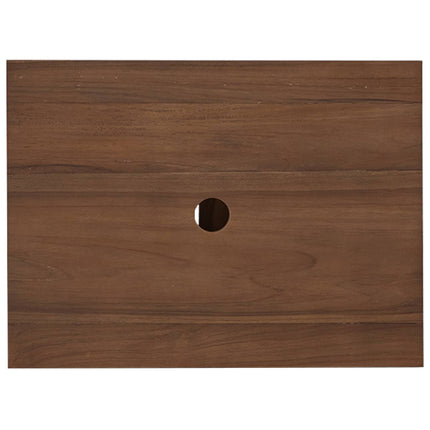Badrumsskåp Naturlig 60 x 45 x 75 cm Massivt teakträ