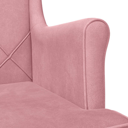 Fåtölj Rosa Sammet