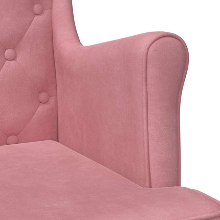 Fåtölj Rosa Sammet
