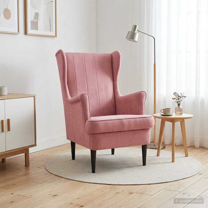 Fåtölj Rosa Sammet