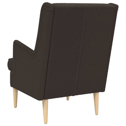 Fåtölj Svart Bouclé