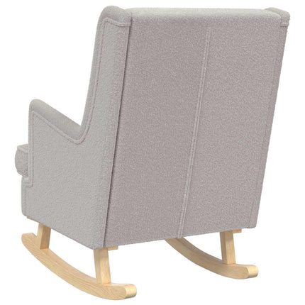 Gungstol Ljusgrå 62 x 80 x 85 cm Bouclé