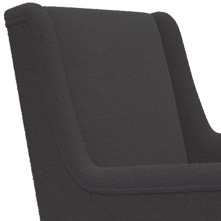 Gungstol Mörkgrå 62 x 80 x 85 cm Bouclé