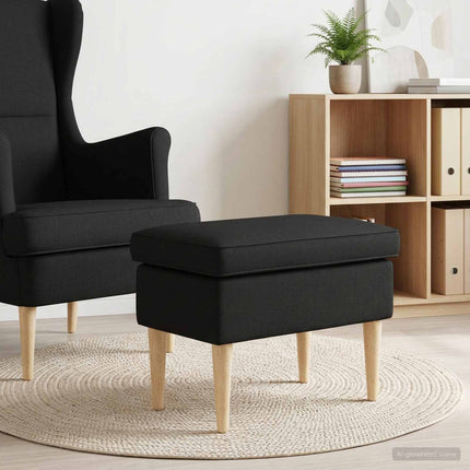 Fotpall Svart 55 x 35 x 41 cm