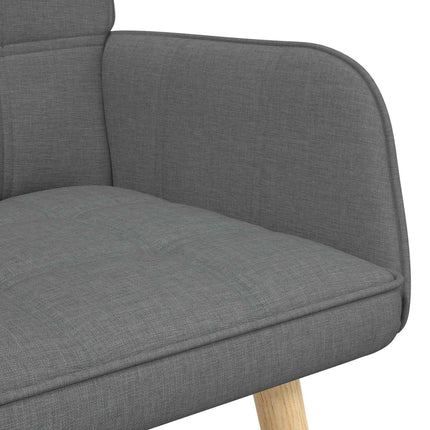 2-sits soffa Mörkgrå 115 x 61 x 87 cm Tyg