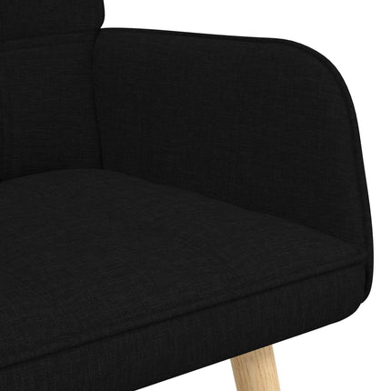 2-sits soffa Svart 115 x 61 x 87 cm Tyg