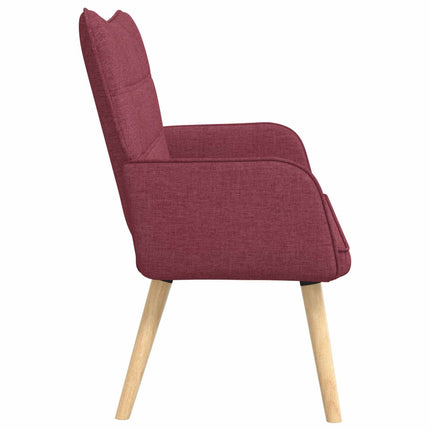 2-sits soffa Vinröd 115 x 61 x 87 cm Tyg