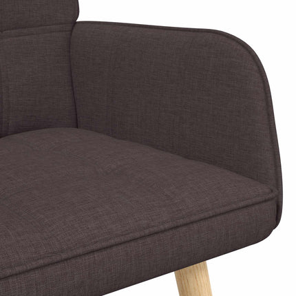 2-sits soffa Mörkbrun 115 x 61 x 87 cm Tyg