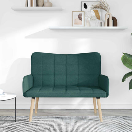 2-sits soffa Mörkgrön 115 x 61 x 87 cm Tyg