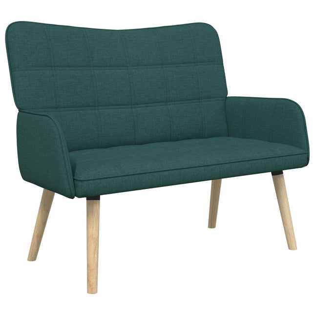2-sits soffa Mörkgrön 115 x 61 x 87 cm Tyg