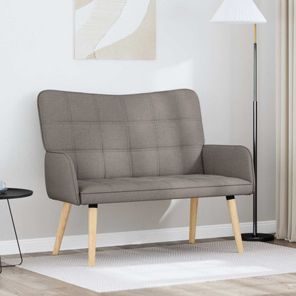 2-sits soffa Taupe 115 x 61 x 87 cm Tyg