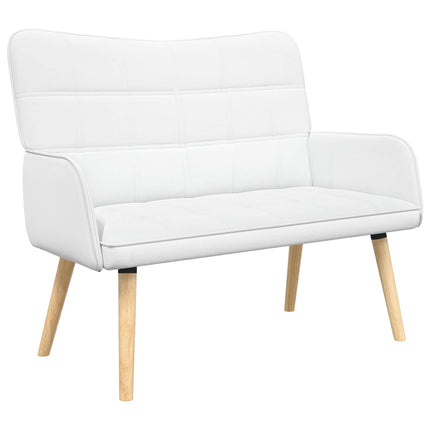 2-sits soffa Vit 115 x 61 x 87 cm Tyg