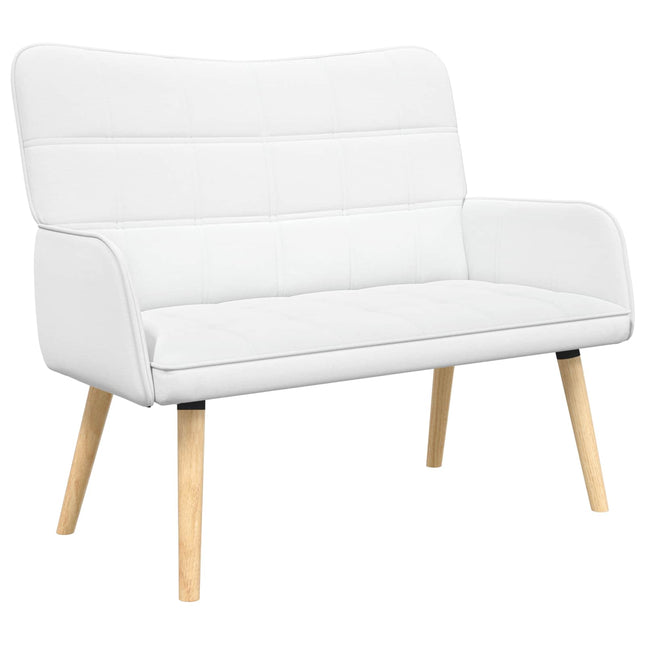 2-sits soffa Vit 115 x 61 x 87 cm Tyg
