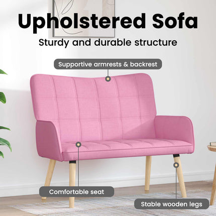 2-sits soffa Rosa 115 x 61 x 87 cm Tyg
