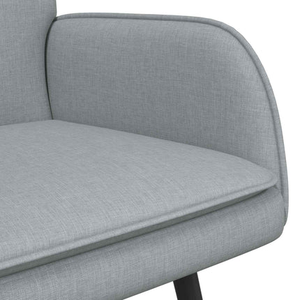 2-sits soffa Ljusgrå 115 x 61 x 87 cm Tyg