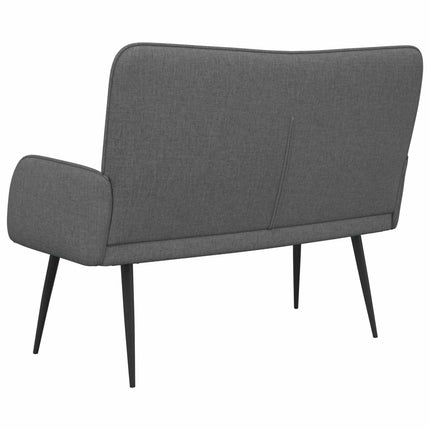 2-sits soffa Mörkgrå 115 x 61 x 87 cm Tyg
