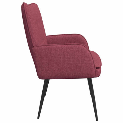 2-sits soffa Vinröd 115 x 61 x 87 cm Tyg