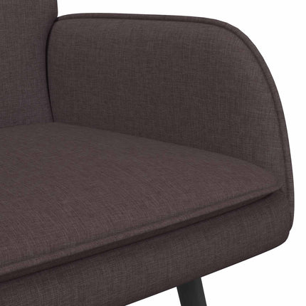 2-sits soffa Mörkbrun 115 x 61 x 87 cm Tyg
