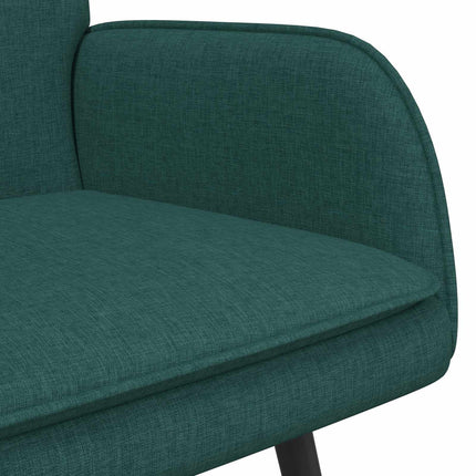 2-sits soffa Mörkgrön 115 x 61 x 87 cm Tyg