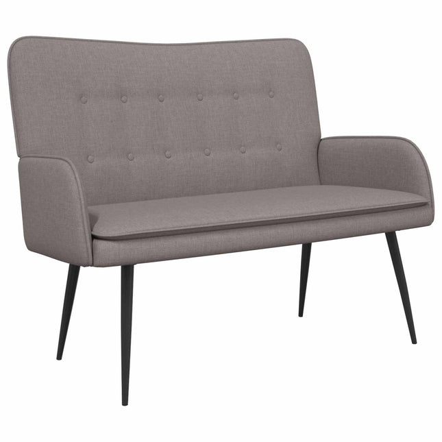 2-sits soffa Taupe 115 x 61 x 87 cm Tyg