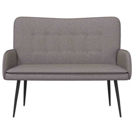 2-sits soffa Taupe 115 x 61 x 87 cm Tyg