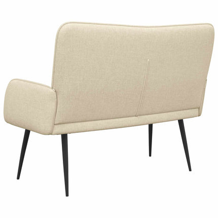 2-sits soffa Gräddvit 115 x 61 x 87 cm Tyg