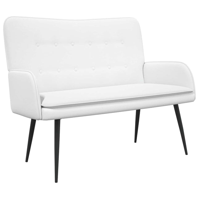 2-sits soffa Vit 115 x 61 x 87 cm Tyg