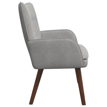 2-sits soffa Ljusgrå 115 x 61 x 87 cm Sammet