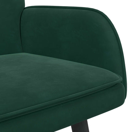 2-sits soffa Mörkgrön 115 x 61 x 87 cm Sammet (V)