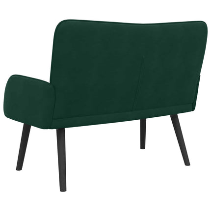 2-sits soffa Mörkgrön 115 x 61 x 87 cm Sammet (V)