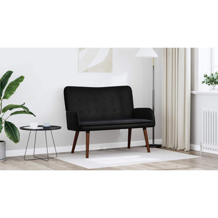 2-sits soffa Svart 115 x 61 x 87 cm Sammet