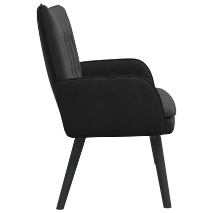 2-sits soffa Svart 115 x 61 x 87 cm Sammet (V)