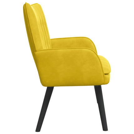 2-sits soffa Gul 115 x 61 x 87 cm Sammet (V)