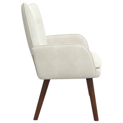 2-sits soffa Gräddvit 115 x 61 x 87 cm Sammet (V)