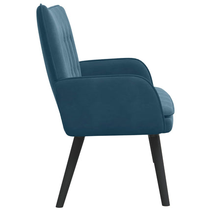 2-sits soffa Blå 115 x 61 x 87 cm Sammet (V)