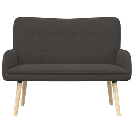 2-sits soffa Mörkgrå 115 x 61 x 87 cm Bouclé