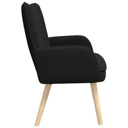 2-sits soffa Svart 115 x 61 x 87 cm Bouclé