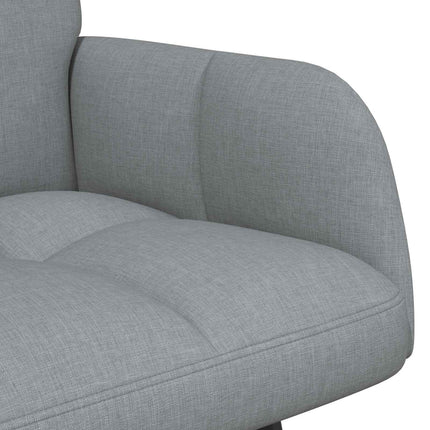 2-sits soffa Ljusgrå 115 x 61 x 87 cm Tyg